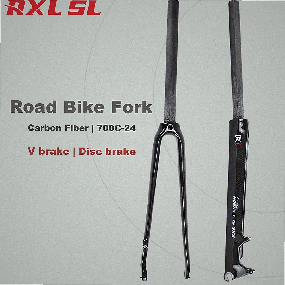 1-1/8"Carbon Road Bike Fork Disc Brake 700C-24 RXL SL USA Stock