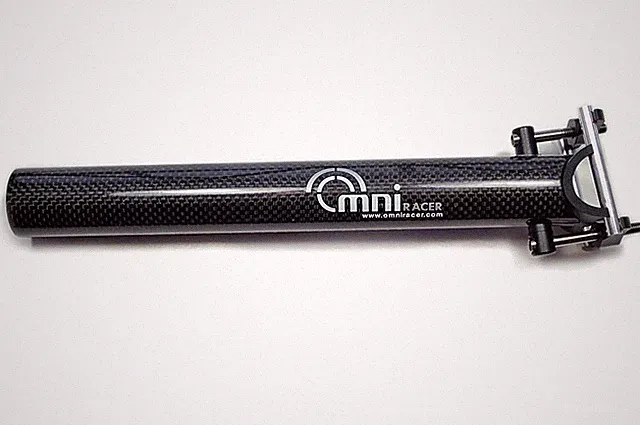 27.2x300mm OMNI Racer WORLDS LIGHTEST ULTRA-Lite Carbon Straight Seatpost Gloss