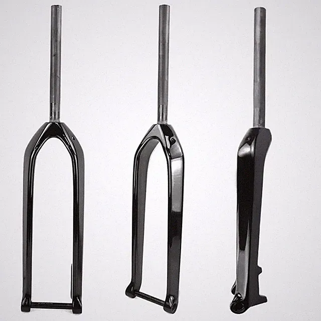 27.5 29ER Carbon Fiber Mountain Bike Rigid Fork Tapered Steerer 15*110mm Boost