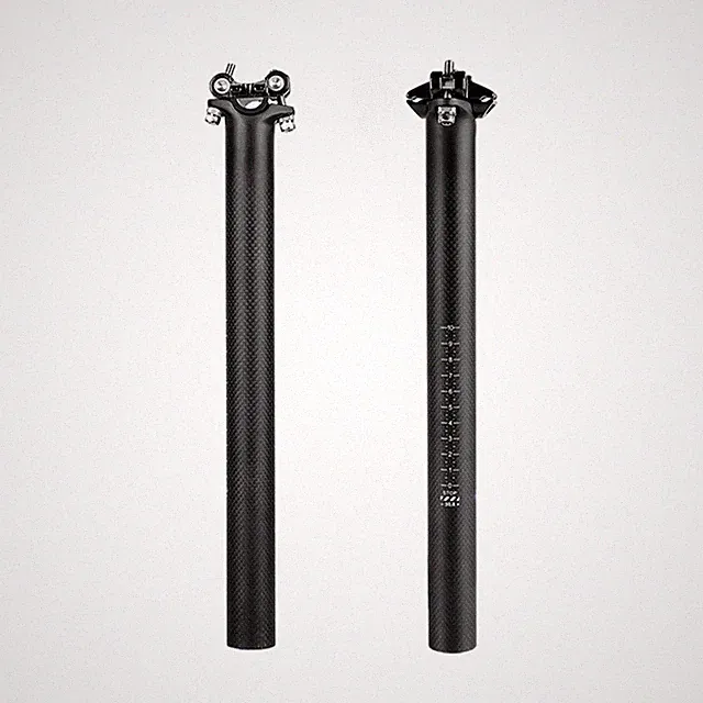 3K Carbon Fiber Bicycle Seat Post Tube Racing Road Bike Seatposts Matte 30.8mm