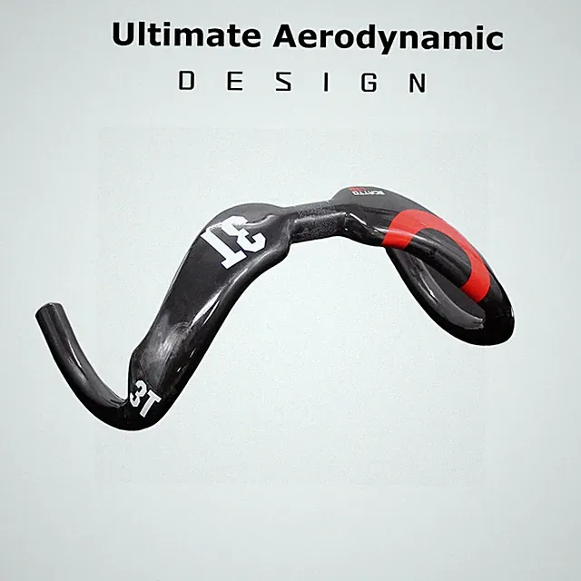 3T Full Carbon Road Track Bike Handlebar Gloss 31.8mm 370/385mm Drop Handlebar
