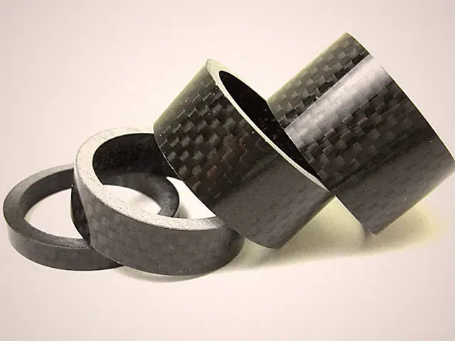 4 pieces Bike Bicycle Stem Carbon Spacer 28.6mm 20 15 10 5mm