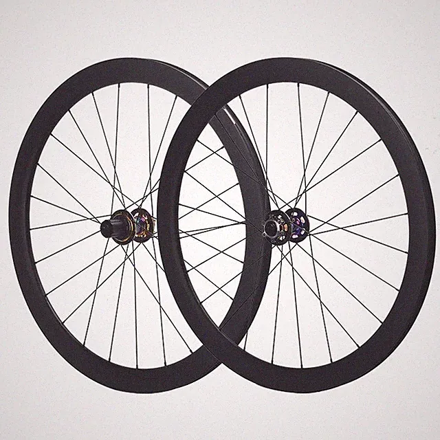 700C Carbon Fiber Road Bicycle Wheelset 24 Hole Super Loud HUB Disc Brake Wheels