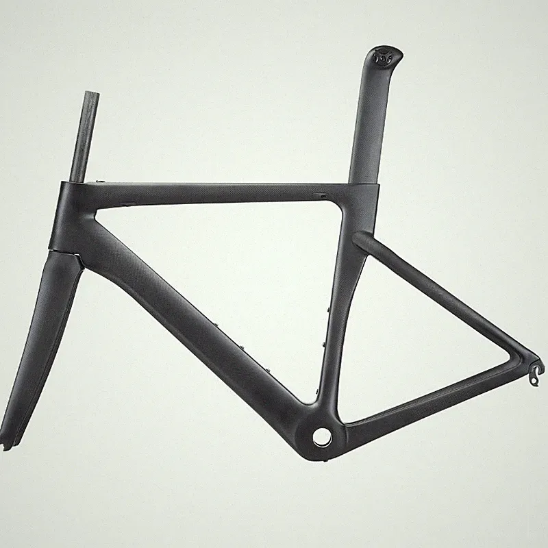 700C Carbon Fiber Road Bike Aero Frameset V Brake Quick Release Bicycle Frame