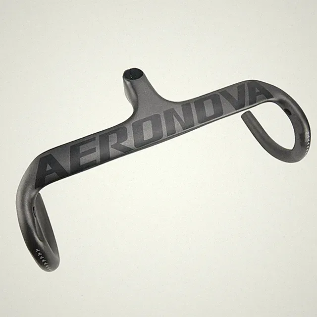 Bicycle Integrated Handlebar UD Matte Carbon Fiber Road Bike Handlebar 28.6mm