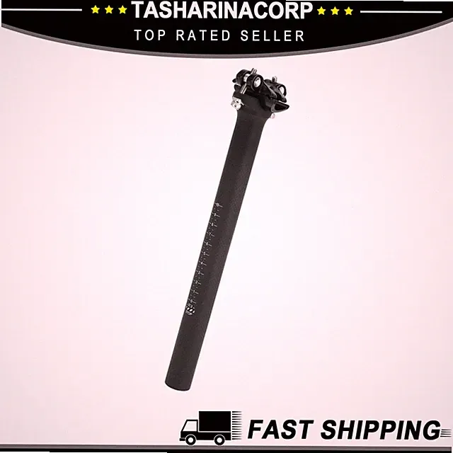 Bike Seat Post 27.2x300mm Adjustable Angle Lightweight Carbon Fiber