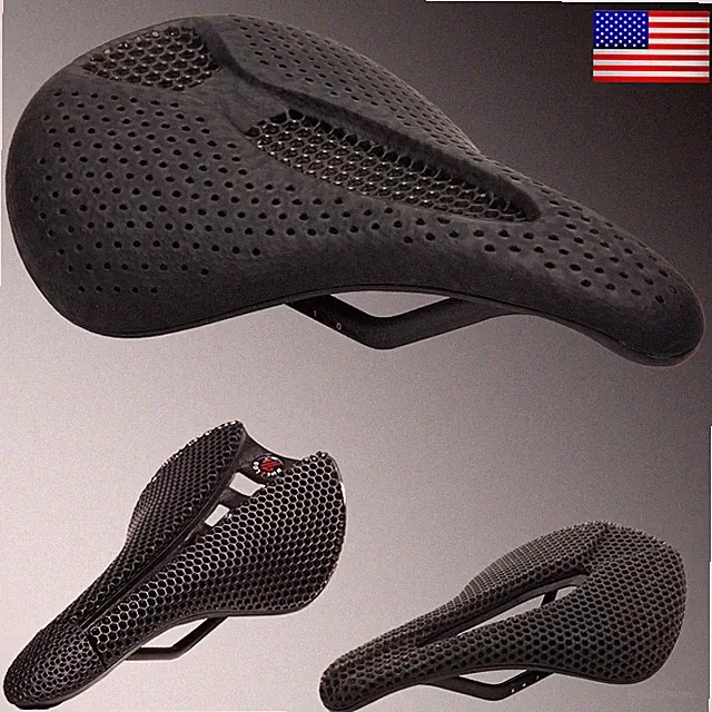 BUCKLOS 3D Printing MTB Road Bike Saddle Ultralight Comfort Bicycle Seat Cushion