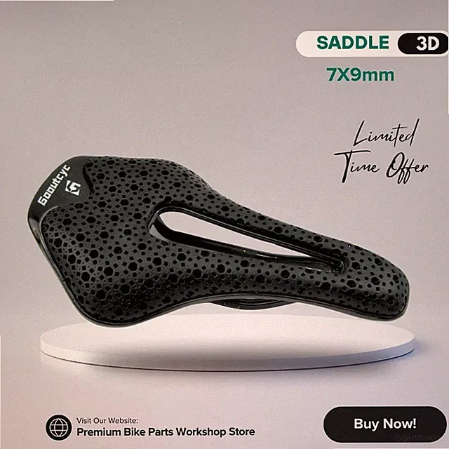 Carbon Fiber 3D Printed Saddle Ultralight Cushion for Road Mountain Bicycle Part