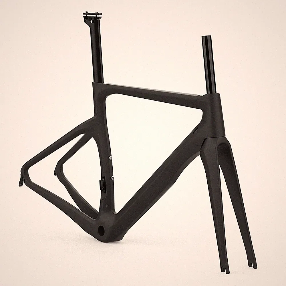 Carbon Fiber Bicycle Frame Aerodynamic Performance Road Racing Bike Frame Set