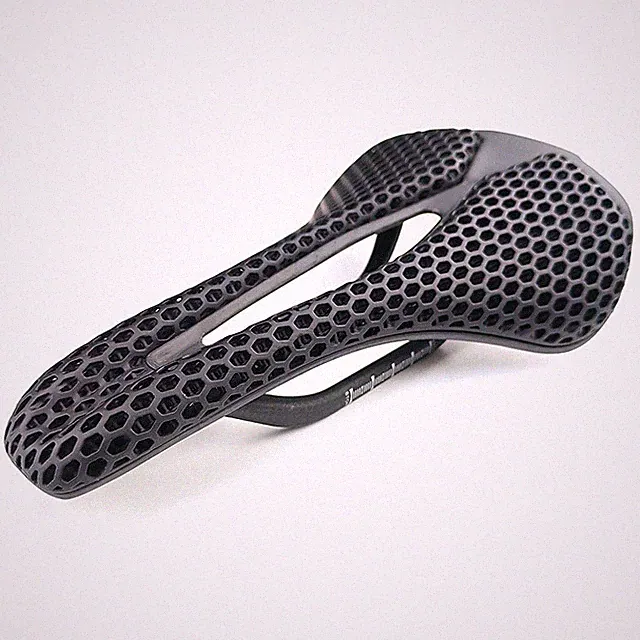Carbon Fiber Bicycle Saddles 3D Printed/EVA Leather Bike Seat Cushion 250*140mm