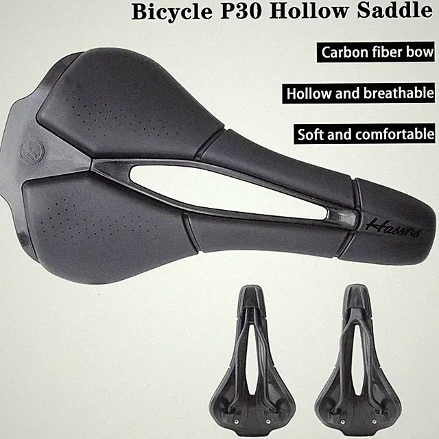 Carbon Fiber Bike Saddle Comfortable Ultralight MTB Road Bicycle Seat Cushion