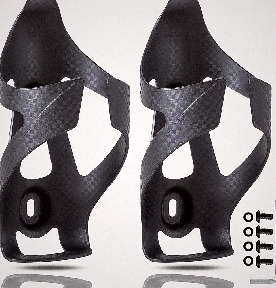 Carbon Fiber Bike Water Bottle Cage Holder for Road Bikes Mountain Gravel E Bike