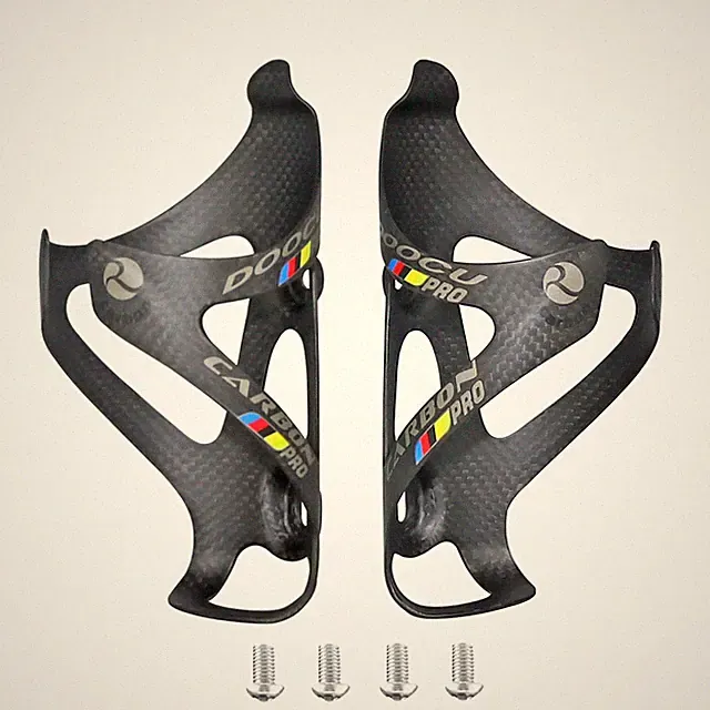 Carbon Fiber Bike Water Bottle Holder, Bike Water Bottle Cage for Road Bikes...
