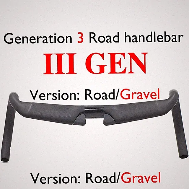 Carbon Fiber Enhanced Handlebar for Road/gravel Bicycle Matte 31.8*380-440mm