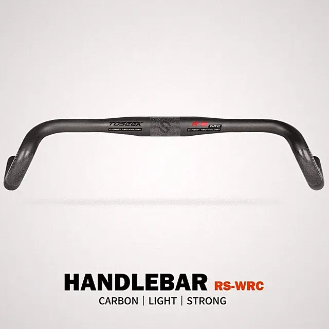 Carbon Fiber Gravel Bicycle Bent Bar Exotropism Handle Bar 31.8mm 400/420/440mm
