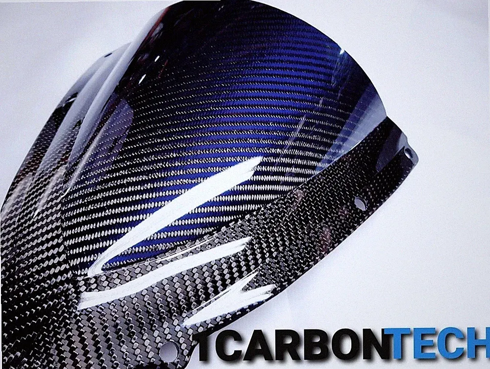 CARBON FIBER HYBRID WINDSCREEN KAWASAKI 06-2023 ZX-14 & ZX-14R 2006-2023 ZZR1400