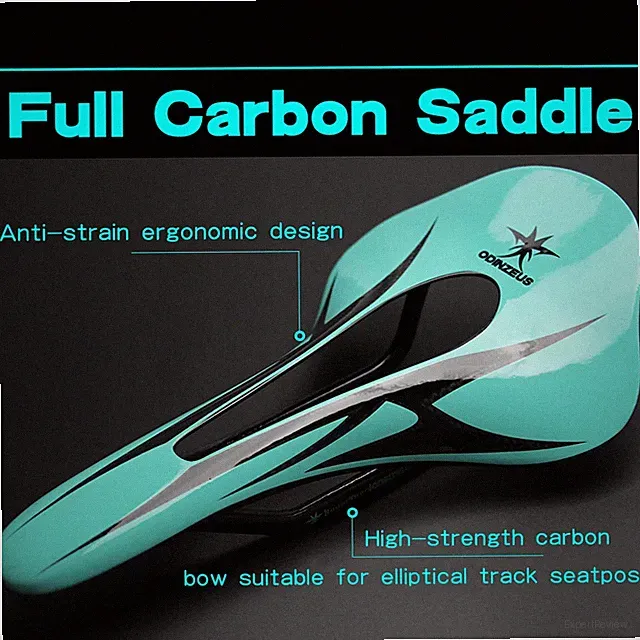 Carbon Fiber Mountain Bicycle Saddles Comfortable Road Folding Bike Front Seats