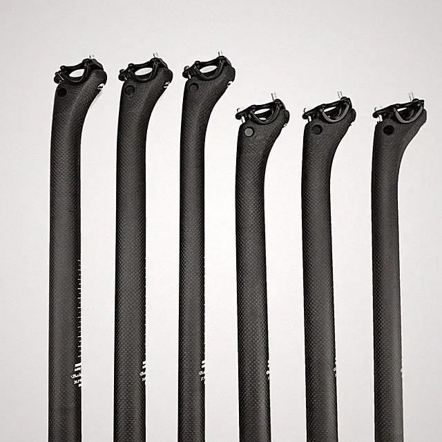Carbon Fiber Mountain Bike Seat Tube Lightweight Bicycle Seatpost Size 350/400mm