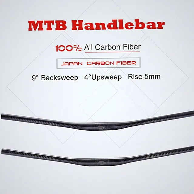 Carbon Fiber MTB Bicycle Handlebar 31.8*720/740/760mm XC Bike Accessories