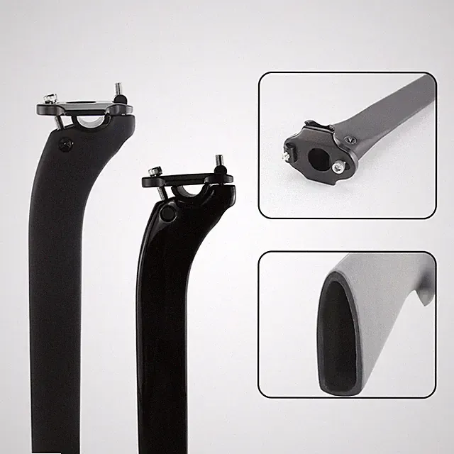Carbon Fiber MTB Bicycle Seatpost UD Glossy Matte 100x350mm Road Bike Seatpost