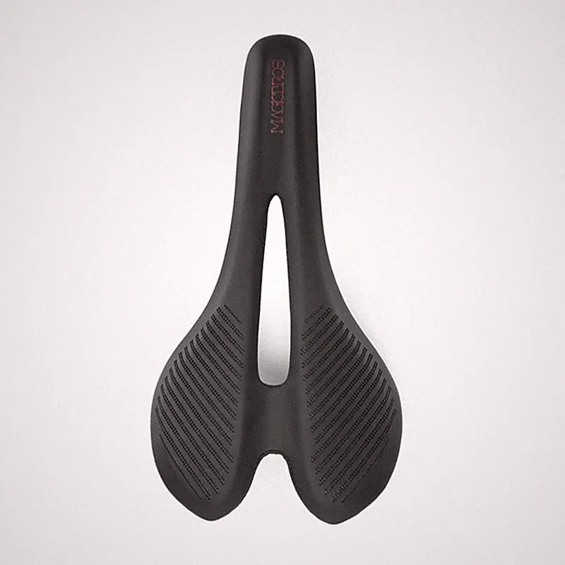 Carbon Fiber Saddle Ultralight PU Leather MTB Road Folding Bicycle Seat Cushion