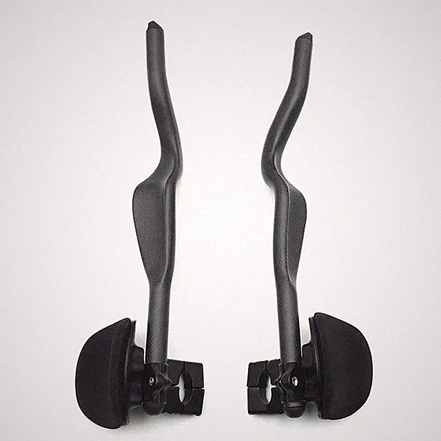 Carbon Fiber TT Rest Handlebars for Triathlon Trial Bicycle Compatible Handlebar