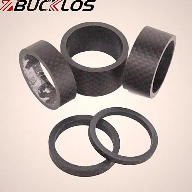 Carbon Fiber Ultralight Stem Washers Headset Spacers 1-1/8" Mountain Bike Parts