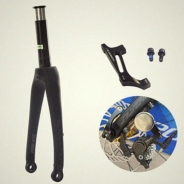 Carbon Fork 16in Plus Caliper Disc Brake Folding Bike Urban Kids Bicycle Forks