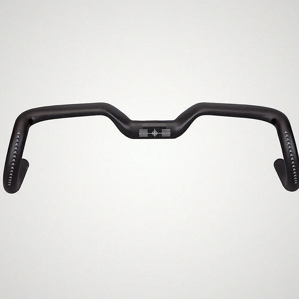 Carbon Road Bike Handlebar Riser Bar Gravel Bicycle Racing Aero Drop Bar 31.8mm