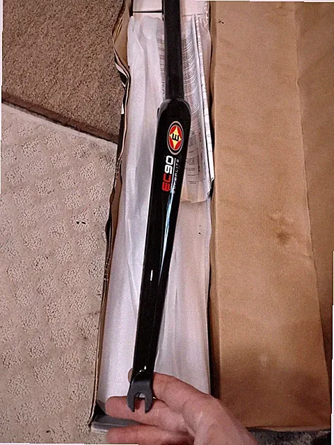 Easton EC90 SL Superlite Carbon Fiber Fork, NOS 300mm Steerer. New! 358g