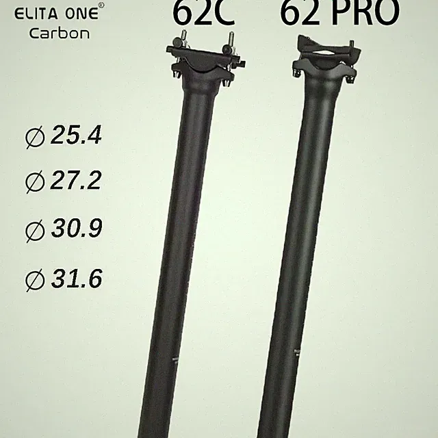 ELITA ONE Bicycle Seat Post Carbon Light 25.4/27.2/30.9/31.6mm MTB/Road Bike Sea