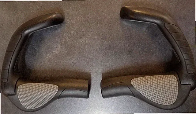 Ergon GP5-L Large Ergo 5-Finger Handlebar Bike Grips Bar Ends NO PACKAGE