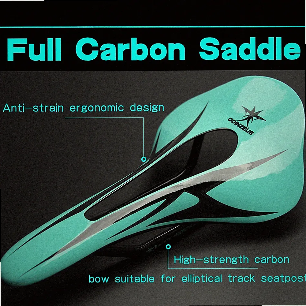 Full Carbon Fiber MTB Bicycle Saddles Comfortable Road Folding Bike Front Seats
