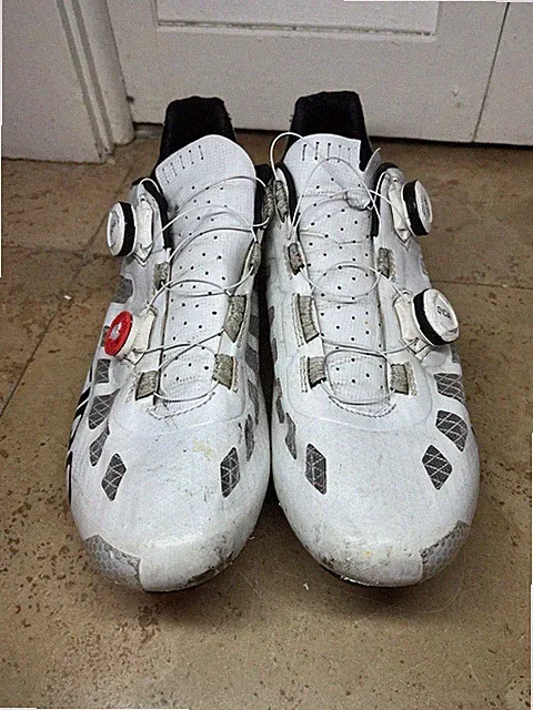 Giro Imperial Road Cycling Shoes EU 46 US 12 BOA Carbon + Repair Kit READ