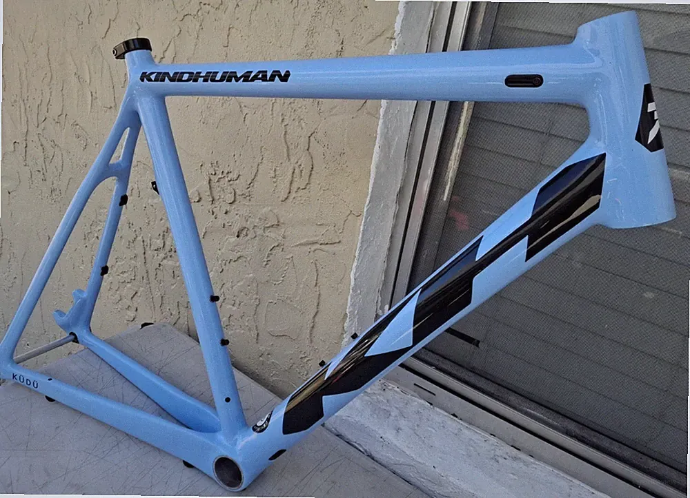 KindHuman Carbon Fiber Bicycle Frame baby blue color