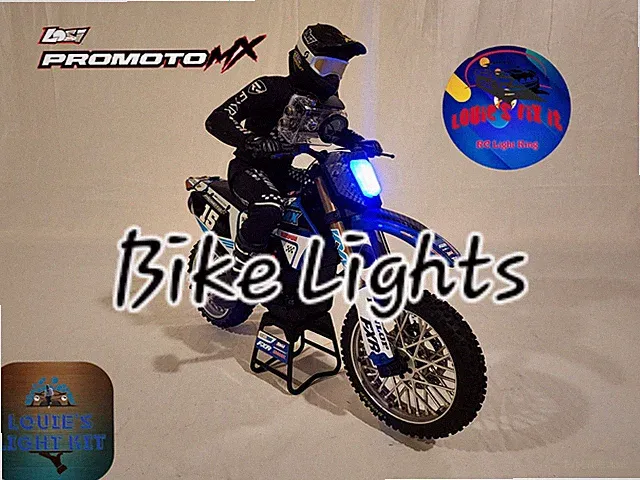 Losi Promoto MX Bike Headlight Kit W/ Carbon Fiber Look.