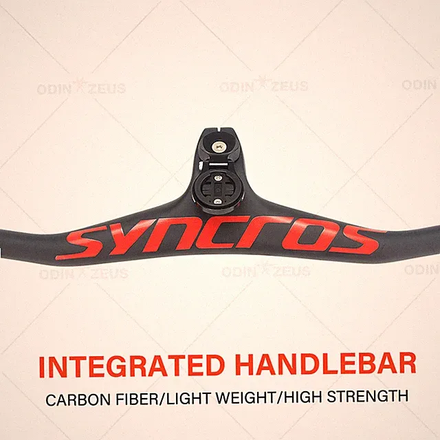 Mountain Bike -17 degree Integrated Carbon Fiber Handlebar Bicycle Accessories