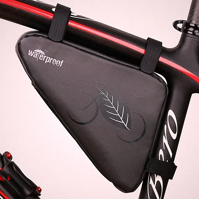 NDakter 2L Waterproof Bike Frame Bag with Repair Kit