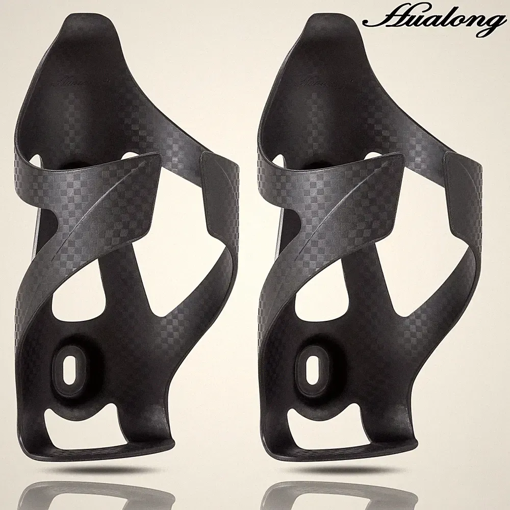 New Carbon Fiber Water Bottle Cage Nylon Lightweight Holder for Road MTB Bicycle