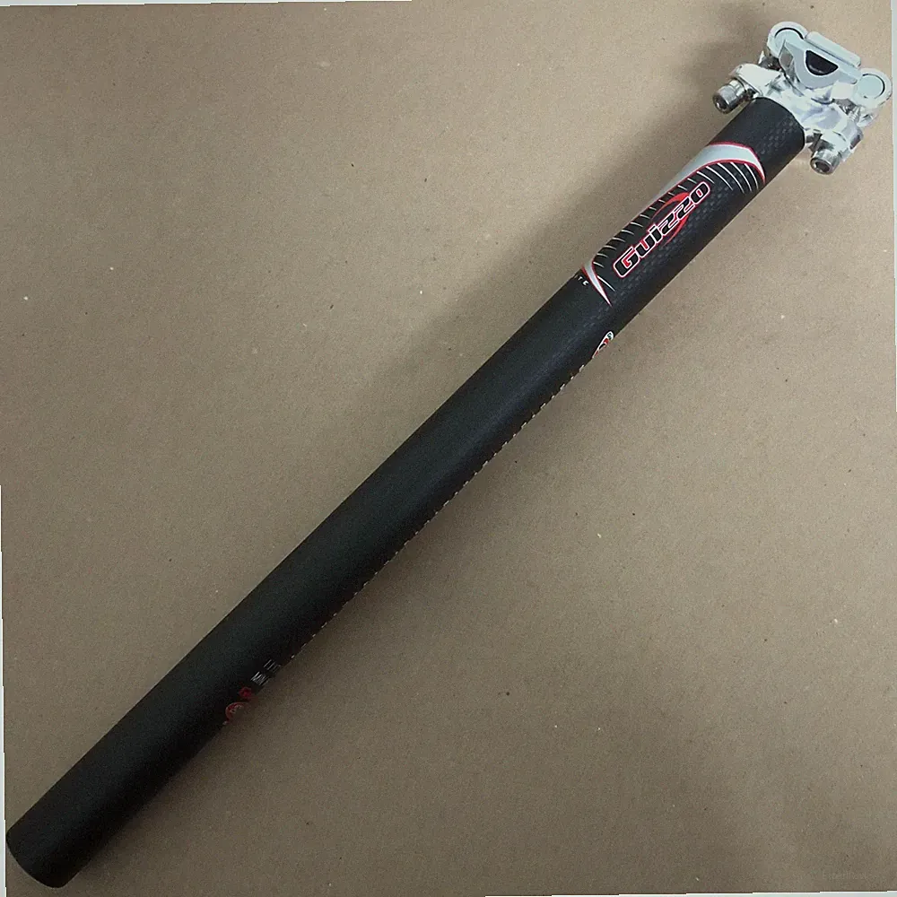 New KALLOY Guizzo Bicycle Carbon Fiber Seat Post 27.2mm Length 400mm Black