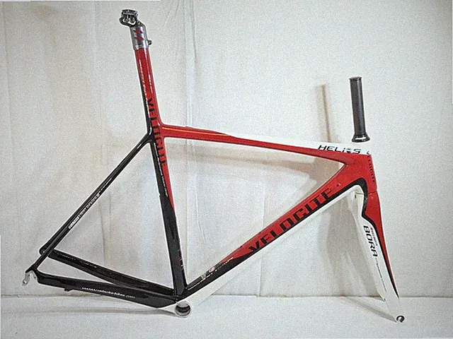 New Vintage 2010 Velocite Helios Road Bike Frame 55cm M Carbon Fiber
