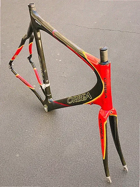 Orbea Orca Carbon Fiber Road Bike Frameset QR Rim Brake 700c
