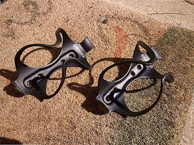 Pair Arundel Mandible Carbon fiber Water Bottle Cage UD matte black road bike