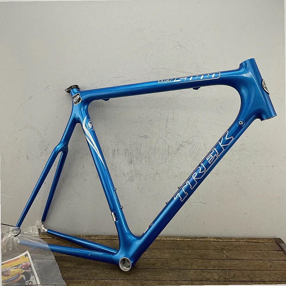 Trek 5000 Frame 62 cm Carbon Fiber 700c TCT 130 Road Race Blue Tall Large Bike