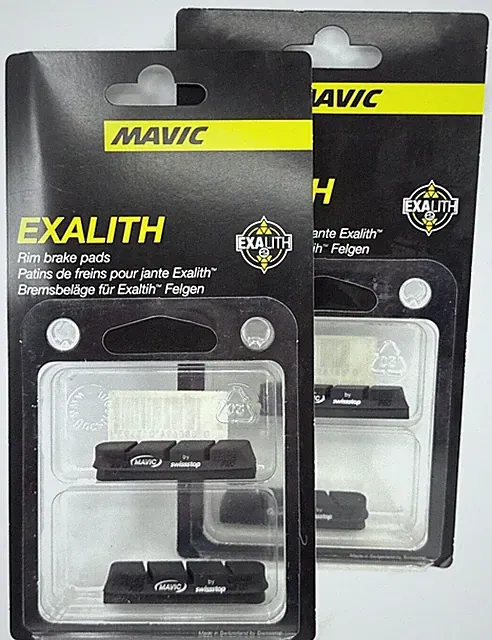 TWO PAIRS SwisStop for MAVIC EXALITH Campagnolo Rim Brake Pads NEW IN BOX