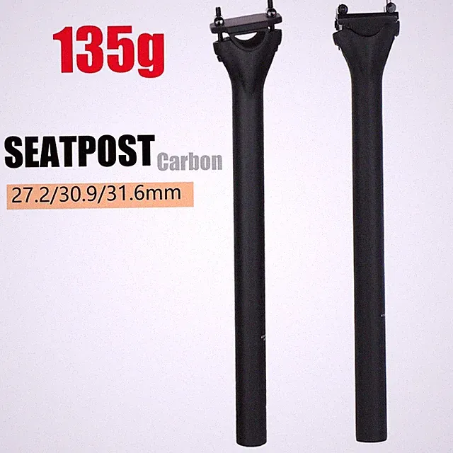 UD Carbon Fiber Seat Post 27.2/30.9/31.6 MTB Road Bike Seatpost 160g Ultralight
